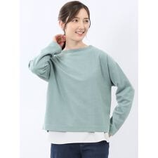 【アンサンブル 2枚セット】m.f.エディトリアル ゆるプルオーバー&タンクトップ アンサンブル