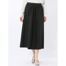 【ウォッシャブル】m.f.エディトリアル ギャザー フレアースカート