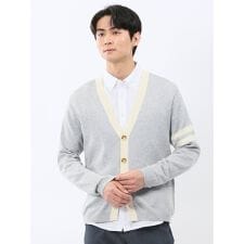 ウォッシャブル Vネック ニットカーディガン