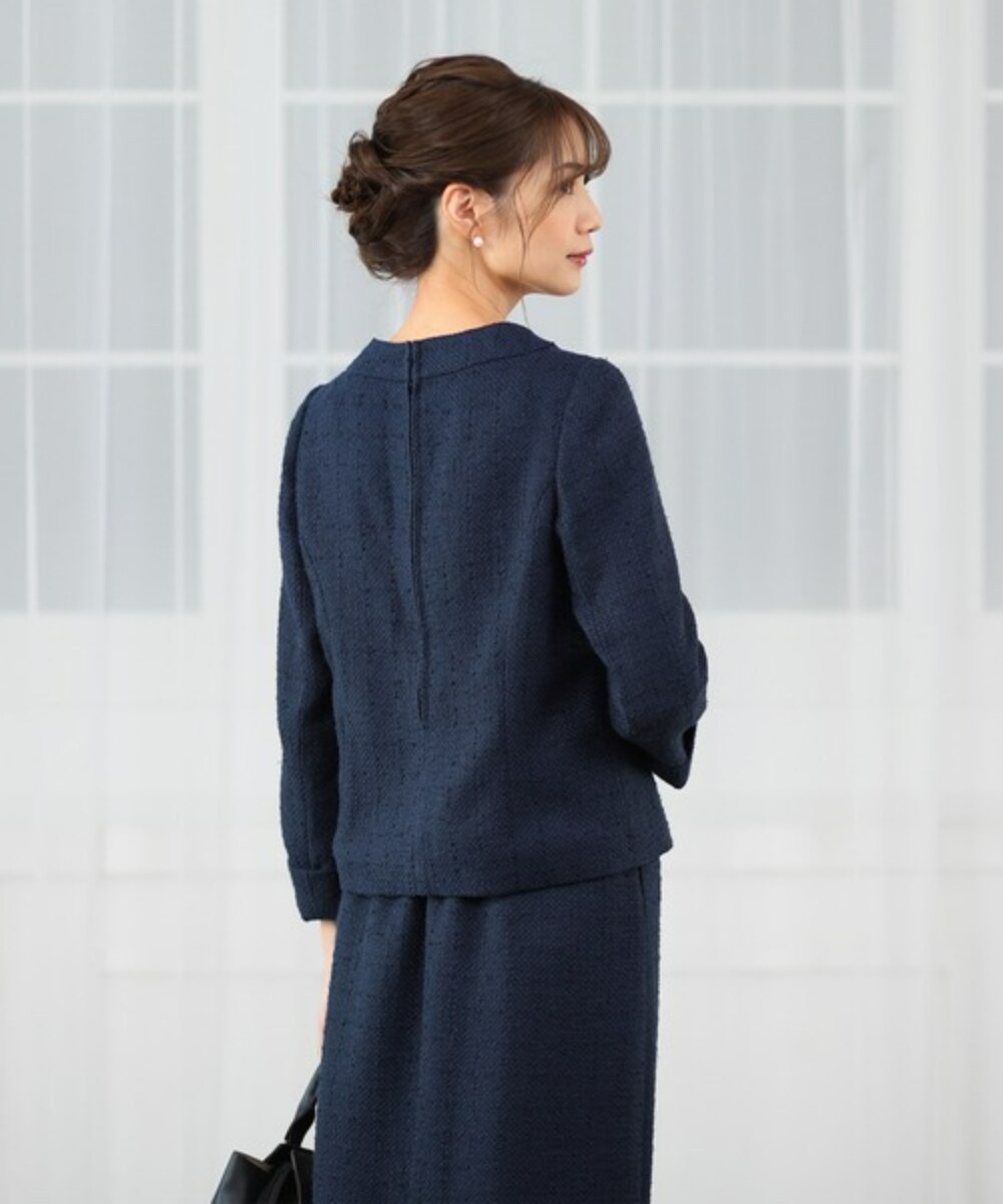 フロントオープンツイードトップス＆スカート セレモニースーツ ...