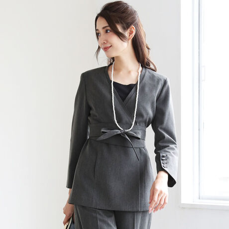 ワイドパンツ ロング パンツ ジャケット セットアップ フォーマル スーツ 結婚式 喪服 アルマリア Armaria ファッション通販 マルイウェブチャネル