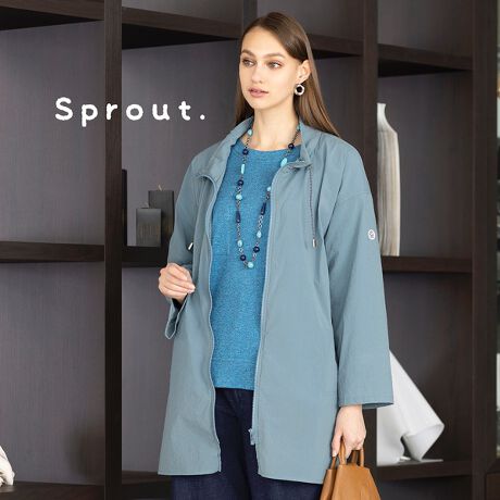 Sprout.】ペーパーライクナイロン ライトコート | リリアンビューティ 