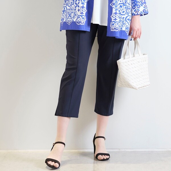 2025AW⭐️スーパービューティー⭐️裾レース×リボン使い 裏起毛パンツ