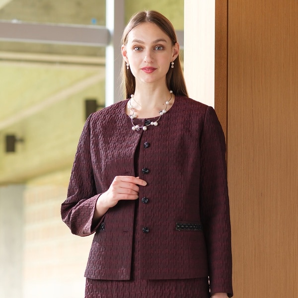 LOULOU WILLOUGHBY】MALHIA KENTラメジャガード ジャケット | ルル