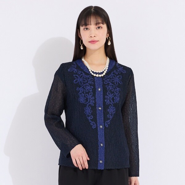 23AW 美品　ランバンノワール　スタンドカラージャケット　ノーカラージャケット ノーカラージャケット | ランバン コレクション(LANVIN