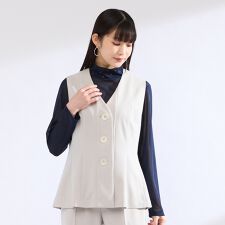 【M～４L・セットアップ対応】モックロディポンチベスト