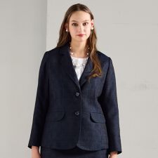 リリアンビューティ(Liliane Burty)の【M～4L/セットアップ対応】米沢織ラメツイードテーラードジャケット