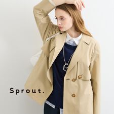 【Sprout./M～4L】トレンチジャケット