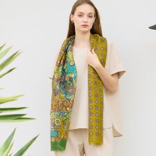 イタリア製　ペイズリープリントストール