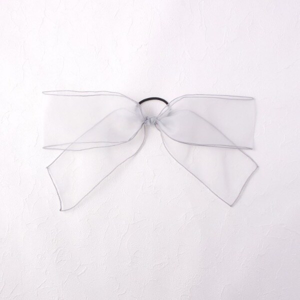 ビッグオーガンジーリボンヘアゴム イッツデモ 大放出セール