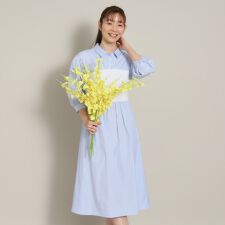【ビスチェ風コーデ】ドッキングワンピース