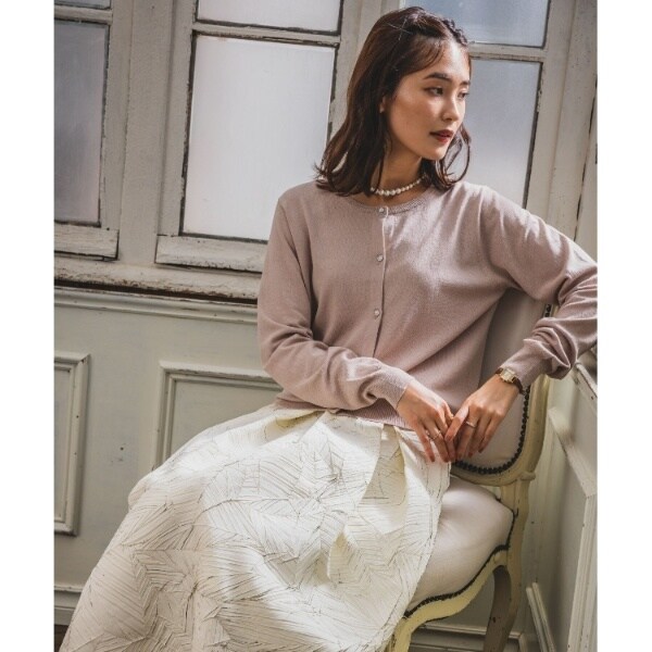 あんまん様 美品】ピンクハウス ドットチュールカーディガン レース 7分袖 あんまん様 美品】ピンクハウス ドットチュールカーディガン レース 7分袖