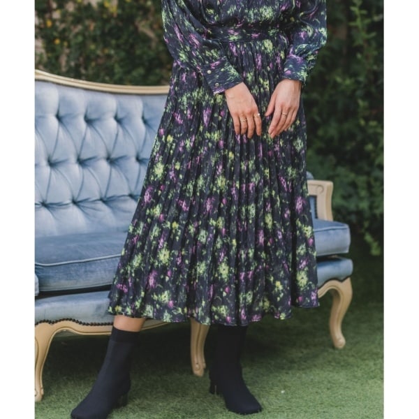 [�}���C]�y�Z�b�g�A�b�v�^�E�G�X�g�S���^��􂢉z�ڂ����t�����[�k���X�J�[�g���~�����[�Y���_���iR�j��/�C�b�c�f���iITS'DEMO�j �u���b�N�i119�j