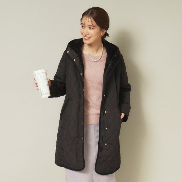 首元あたたか】キルトフードコート | イッツデモ(ITS'DEMO) | マルイ