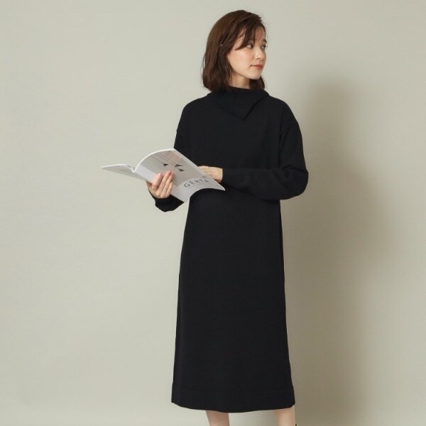 手洗い可】タートルネックニットワンピ | イッツデモ(ITS'DEMO