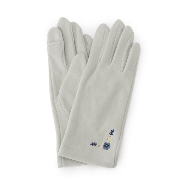 洗濯可／指先スリットカット】花刺繍グローブ | イッツデモ(ITS'DEMO