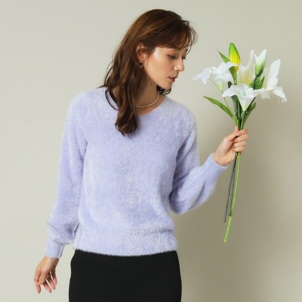 手洗い可】フェザーVネックニット | イッツデモ(ITS'DEMO) | マルイ