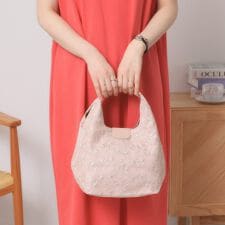 花柄レースミニトート