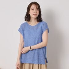 【手洗い可】ブークレラメフレンチニット