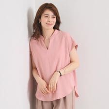 イッツデモ(ITS'DEMO)の【接触冷感／手洗い可】バックギャザーブラウス