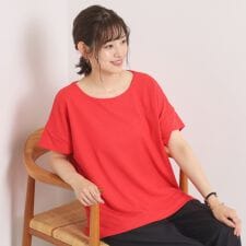 【接触冷感／吸水速乾／洗濯機OK】サカリバ袖タックプルオーバー
