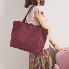 【12ポケット／PC対応】合皮コンビA4トート