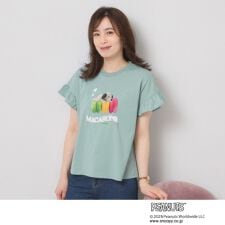 PEANUTS別注フリル袖Tシャツ