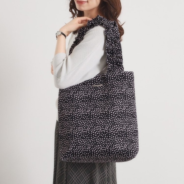 【A4対応】柄アソートフリル手トート