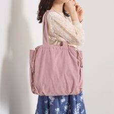 【A4対応】コーデュロイ巾着トート