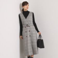 イッツデモ(ITS'DEMO)の【手洗い可】チェック柄ジャンスカ