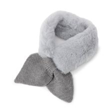 イッツデモ(ITS'DEMO)の【手洗い可】ニット切替ファーティペット