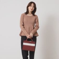 イッツデモ(ITS'DEMO)のニットミニトート