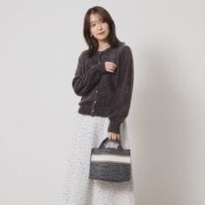 イッツデモ(ITS'DEMO)のニットミニトート