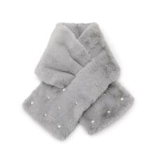 イッツデモ(ITS'DEMO)のランダムパール調フェイクファーマフラー