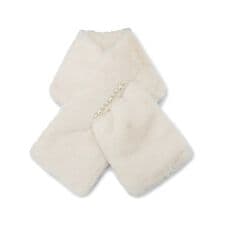 イッツデモ(ITS'DEMO)の連パール調フェイクファーマフラー