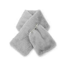 イッツデモ(ITS'DEMO)の連パール調フェイクファーマフラー