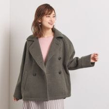 イッツデモ(ITS'DEMO)のカットメルトンミドル丈コート