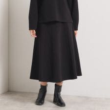 【手洗い可／セットアップ可】花柄ジャカードスカート