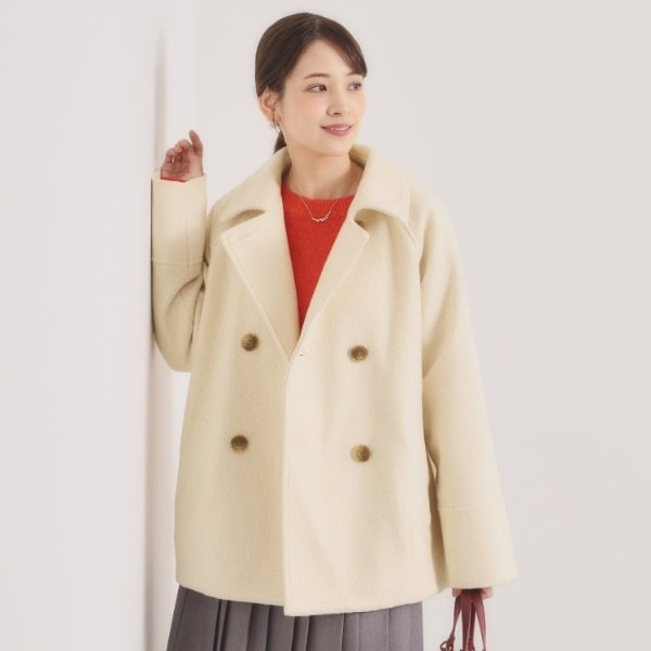 マシュマロボア素材切替Pコート | ザ ショップ ティーケー(THE SHOP