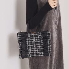 イッツデモ(ITS'DEMO)のフリルツイードミニトート