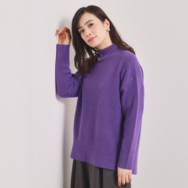 洗濯機OK】ミックスヤーンハイネックニット | イッツデモ(ITS'DEMO