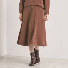【手洗い可／セットアップ可】カットツイルスカート