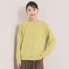 【手洗い可】求心柄ニット