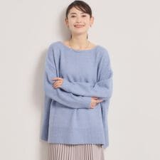 【手洗い可】ビッグシルエットニット
