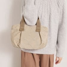 リボン刺繍ミニトート