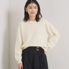 【洗濯機OK】スウェットライクニット