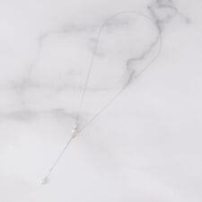 玉パール調Ｙ字ネックレス