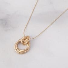 連リングスライドネックレス