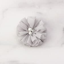 【入卒】パール調ミニ花コサージュ