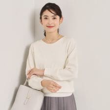 【洗濯機OK】花粉防止Vネックニット